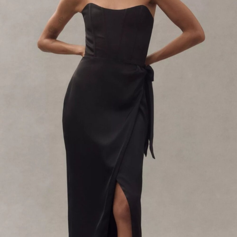 V. Chapman June Corset Gown Black